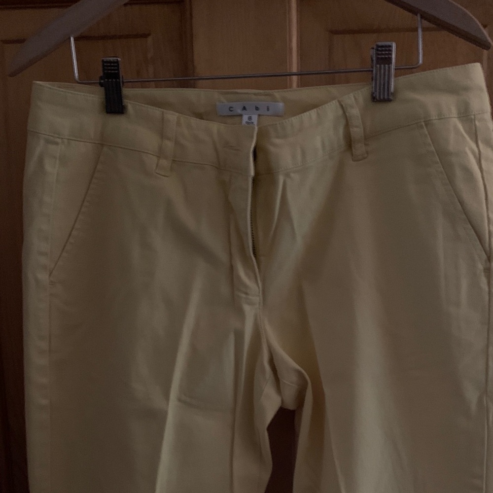 CAbi Light Yellow Trousers